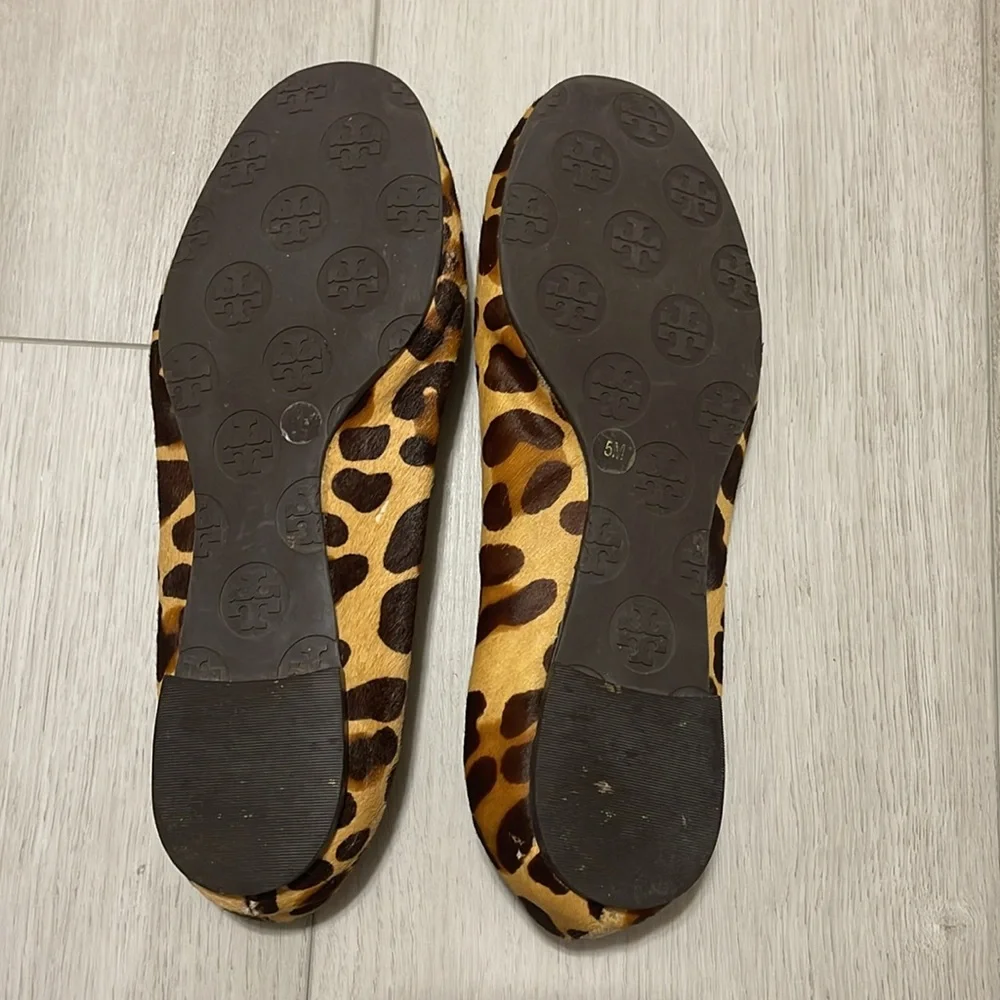Tory Burch Leopard Print Ballet Flats
